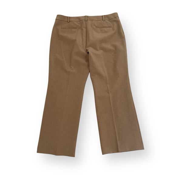 NWT Talbots Curvy Tan Straight Leg Dress Pants Trousers Plus Size 20 Stretch - Picture 8 of 10